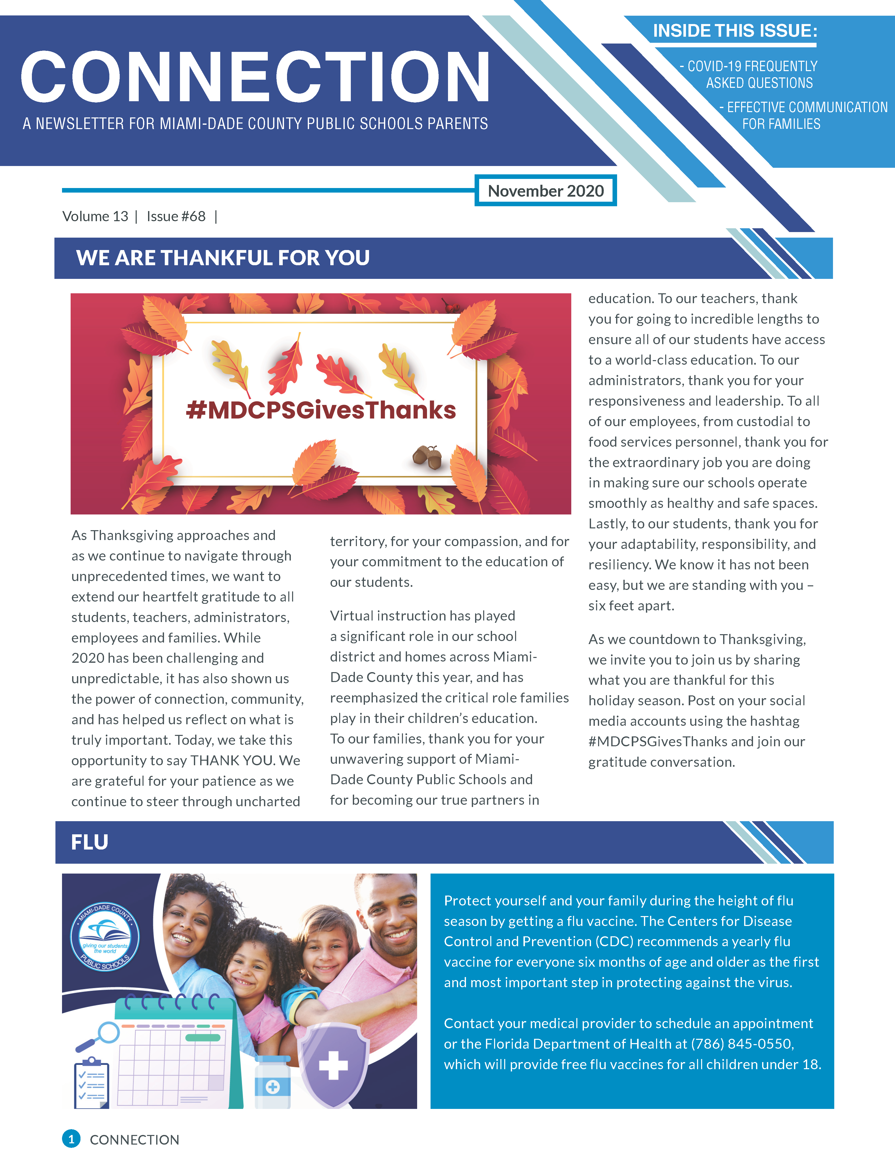 page 1 newsletter